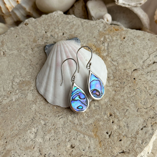 Paua Droplet Earrings