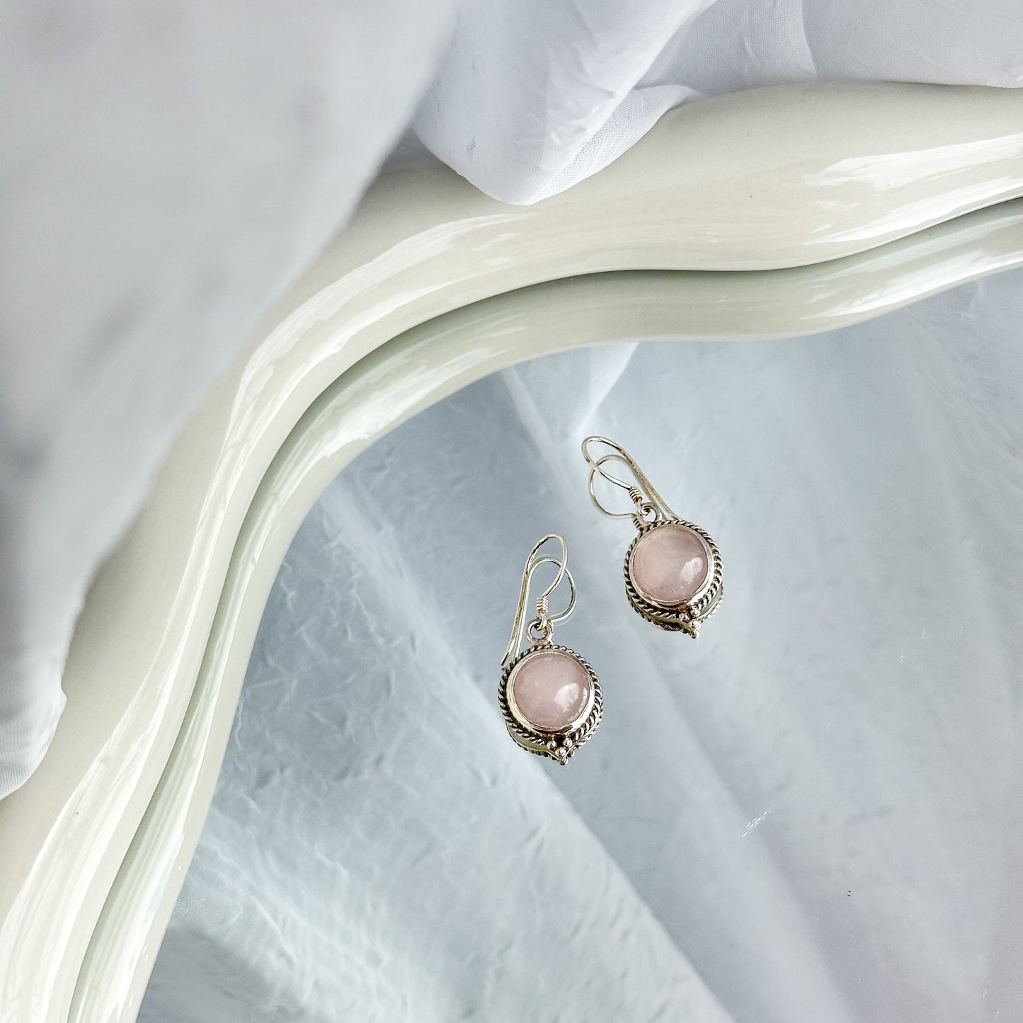 Rose Quartz Earrings