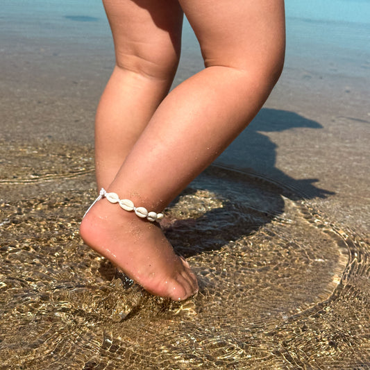 Baby Cowrie Shell Anklets