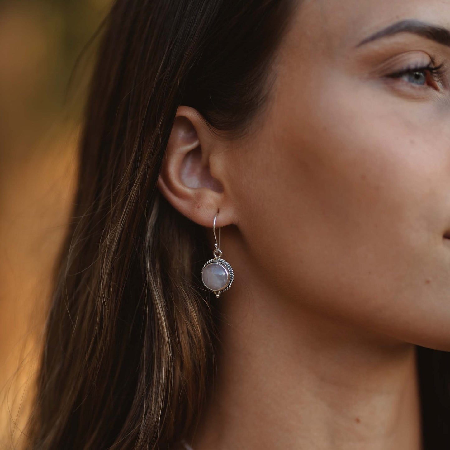 Rose Quartz Earrings