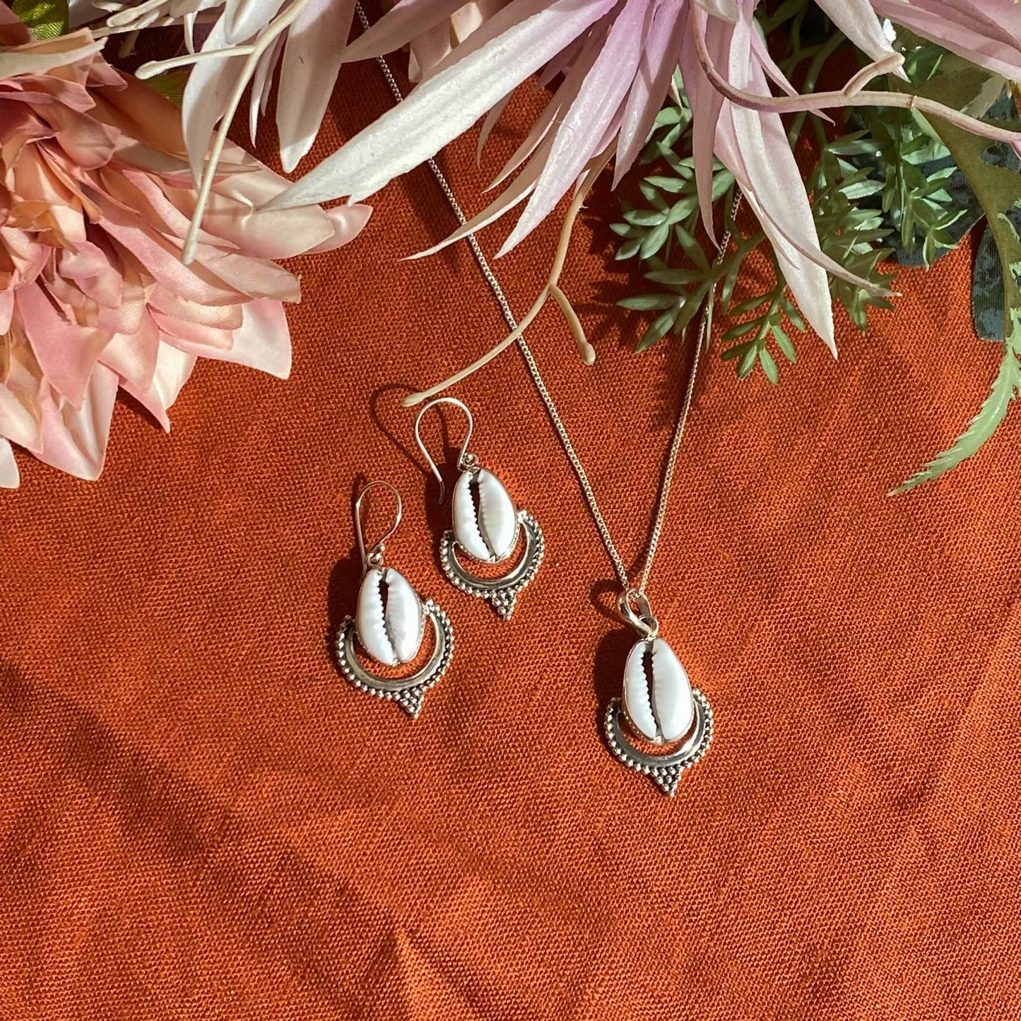 Empress Cowrie Earrings