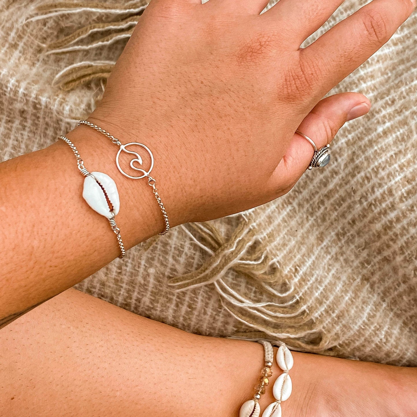 Wind and Soul Bracelets Horizon Cowrie Bracelet