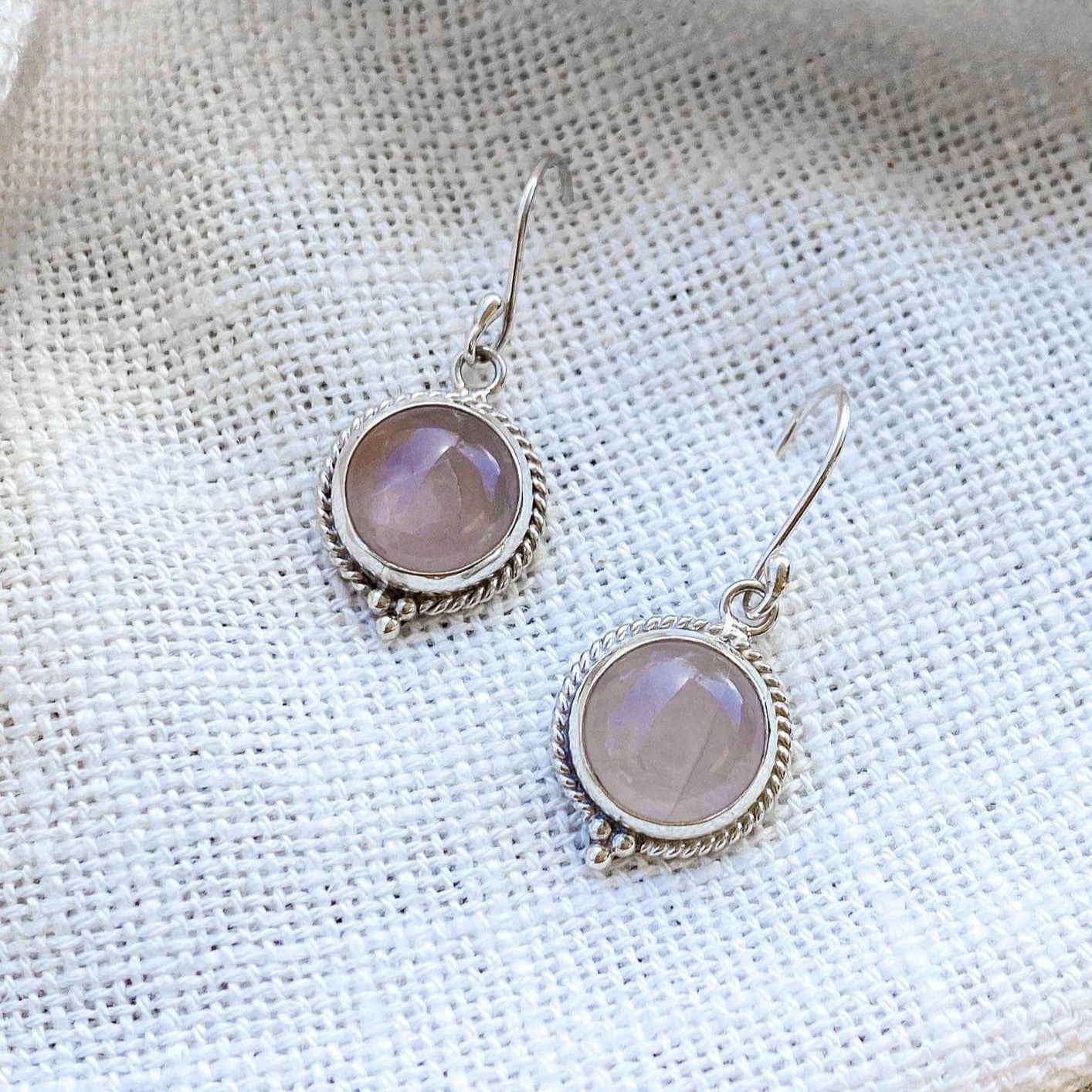 Rose quartz hot sale earrings australia