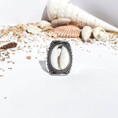 Wind and Soul Rings Delilah Cowrie Ring